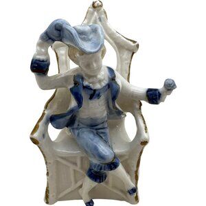Antique Gräfenthal Porcelain Figurine G DEP Victorian German Rococo Bone China